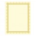Southworth SOUCTP2V Premium Certificates, Ivory, Spiro Gold Foil Border, 66 lb, 8.5 x 11, 15/Pack