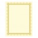 Southworth SOUCTP2V Premium Certificates, Ivory, Spiro Gold Foil Border, 66 lb, 8.5 x 11, 15/Pack