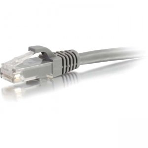 C2G 00391 35 ft Cat5e Snagless UTP Unshielded Network Patch Cable - Gray