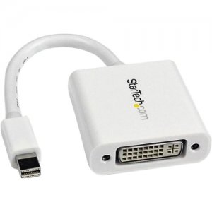 StarTech.com MDP2DVIW Mini DisplayPort to DVI Video Adapter Converter - White