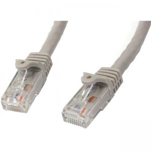 StarTech.com N6PATCH5GR 5 ft Gray Gigabit Snagless RJ45 UTP Cat6 Patch Cable - 5ft Patch Cord