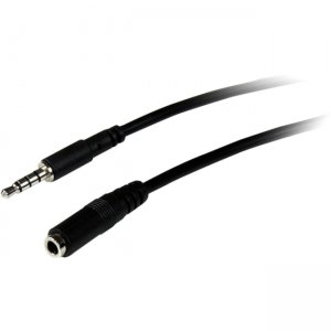 StarTech.com MUHSMF1M 1m 3.5mm 4 Position TRRS Headset Extension Cable - M/F