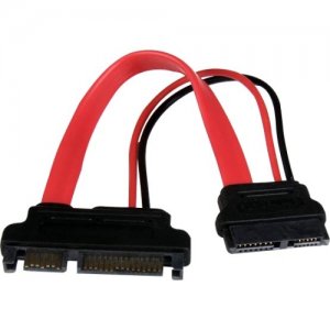 StarTech.com SLSATAADAP6 6in Slimline SATA to SATA Adapter with Power - F/M