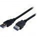 StarTech.com USB3SEXT6BK 6 ft Black SuperSpeed USB 3.0 Extension Cable A to A - M/F