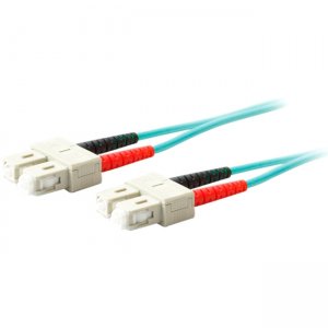 AddOn ADD-SC-SC-1M5OM4 1m Laser-Optomized Multi-Mode fiber (LOMM) Duplex SC/SC OM4 Aqua Patch Cable