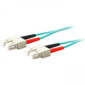 AddOn ADD-SC-SC-2M5OM4 2m Laser-Optomized Multi-Mode fiber (LOMM) Duplex SC/SC OM4 Aqua Patch Cable