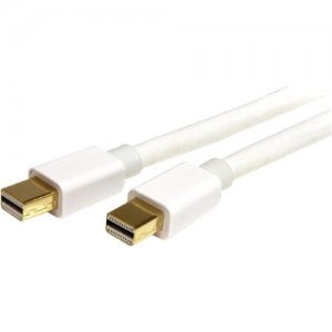 StarTech.com MDPMM1MW 1m (3 ft) White Mini DisplayPort 1.2 Cable M/M - Mini DisplayPort 4k