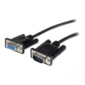 StarTech.com MXT1001MBK 1m Black Straight Through DB9 RS232 Serial Cable - M/F