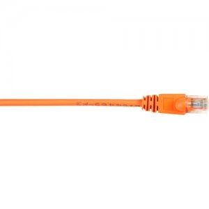 Black Box CAT5EPC-010-OR CAT5e Value Line Patch Cable, Stranded, Orange, 10-Ft. (3.0-m)