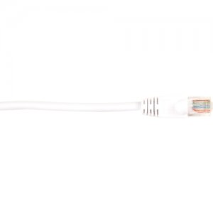 Black Box CAT5EPC-001-WH CAT5e Value Line Patch Cable, Stranded, White, 1-ft. (0.3-m)