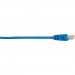 Black Box CAT6PC-001-BL CAT6 Value Line Patch Cable, Stranded, Blue, 1-ft. (0.3-m)