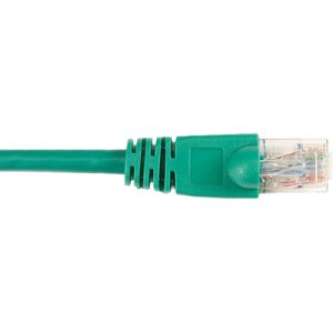 Black Box CAT6PC-007-GN CAT6 Value Line Patch Cable, Stranded, Green, 7-ft. (2.1-m)