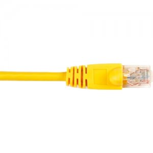 Black Box CAT6PC-015-YL CAT6 Value Line Patch Cable, Stranded, Yellow, 15-ft. (4.5-m)