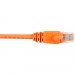 Black Box CAT6PC-001-OR CAT6 Value Line Patch Cable, Stranded, Orange, 1-ft. (0.3-m)