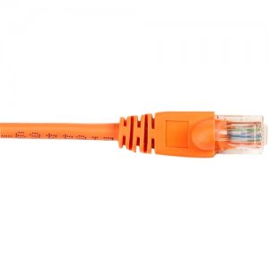 Black Box CAT6PC-005-OR CAT6 Value Line Patch Cable, Stranded, Orange, 5-ft. (1.5-m)