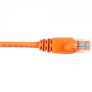 Black Box CAT6PC-007-OR CAT6 Value Line Patch Cable, Stranded, Orange, 7-ft. (2.1-m)