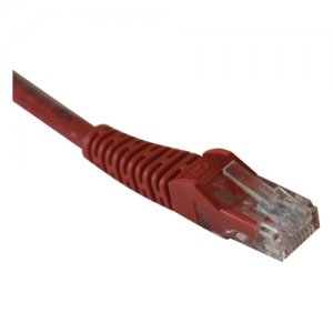 Tripp Lite N001-050-RD 50-ft. Cat5e 350MHz Snagless Molded Cable (RJ45 M/M) - Red