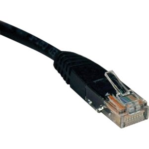 Tripp Lite N002-020-BK 20-ft. Cat5e 350MHz Molded Cable (RJ45 M/M) - Black