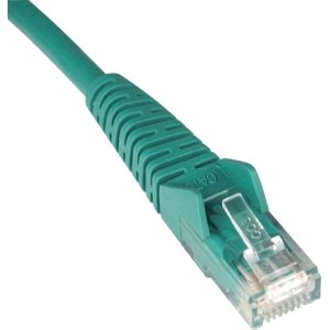 Tripp Lite N001-010-GN 10-ft. Cat5e 350MHz Snagless Molded Cable (RJ45 M/M) - Green