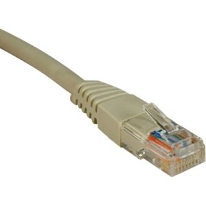 Tripp Lite N002-012-GY 12-ft. Cat5e 350MHz Molded Cable (RJ45 M/M) - Gray