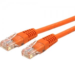 StarTech.com C6PATCH35OR 35 ft Cat 6 Orange Molded RJ45 UTP Gigabit Cat6 Patch Cable - 35ft Patch Cord