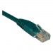 Tripp Lite N001-015-GN 15-ft. Cat5e 350MHz Snagless Molded Cable (RJ45 M/M) - Green