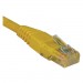Tripp Lite N001-015-YW 15-ft. Cat5e 350MHz Snagless Molded Cable (RJ45 M/M) - Yellow