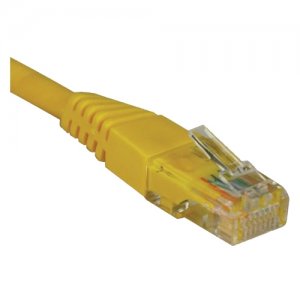 Tripp Lite N002-015-YW 15-ft. Cat5e 350MHz Molded Cable (RJ45 M/M) - Yellow