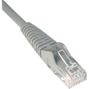 Tripp Lite N201-075-GY 75-ft. Cat6 Gigabit Snagless Molded Patch Cable (RJ45 M/M) - Gray