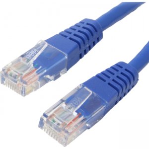 4XEM 4XC6PATCH15BL 15FT Cat6 Molded RJ45 UTP Ethernet Patch Cable (Blue)