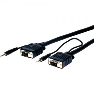 Comprehensive VGA15P-P-12HR/A Pro AV/IT Series VGA with Audio HD15 pin Plug to Plug Cable 12ft