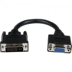 StarTech.com DVIVGAMF8IN 8in DVI to VGA Cable Adapter - DVI-I Male to VGA Female
