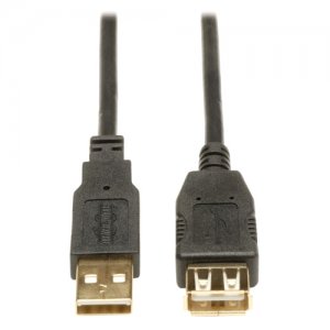 Tripp Lite U024-003 3-ft. USB 2.0 Gold Extension Cable (USB A M/F)