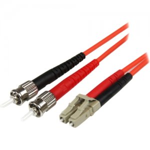 StarTech.com 50FIBLCST1 1m Multimode 50/125 Duplex Fiber Patch Cable LC - ST