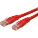StarTech.com C6PATCH100RD 100 ft Cat 6 Red Molded RJ45 UTP Gigabit Cat6 Patch Cable - 100ft Patch Cord