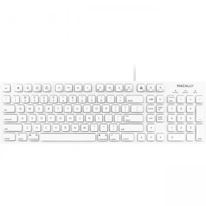 Macally Mkeye 103 Key Full-Size USB Keyboard with Short-Cut Keys