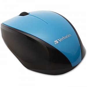 Verbatim 97993 Wireless Multi-Trac Blue LED Optical Mouse - Blue