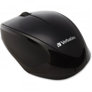 Verbatim 97992 Wireless Multi-Trac Blue LED Optical Mouse - Black