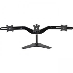 Amer Mounts AMR3S Stand Based Triple Monitor Mount Up to 24", 17.6lb Monitors