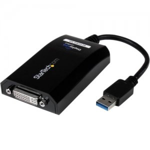 StarTech.com USB32DVIPRO USB 3.0 to DVI External Video Card Multi Monitor Adapter - 2048x1152