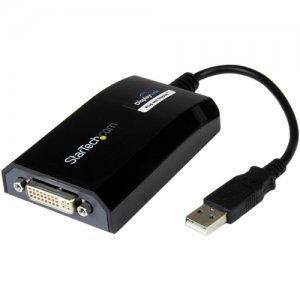 StarTech.com USB2DVIPRO2 USB to DVI Adapter - External USB Video Graphics Card for PC and MAC- 1920x1200