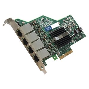AddOn ADD-PCIE-4RJ45 Gigabit Ethernet NIC w/4Ports 1000Gbase-TX RJ45 PCIe x4