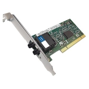 AddOn ADD-PCI-ST-FX Fast Ethernet NIC Card w/1 Port 100Base-FX ST PCI 32Bit