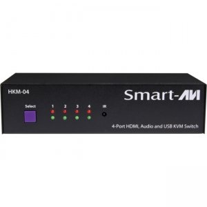 SmartAVI HKM-04S 4-Port HDMI, USB and Audio KVM Switch
