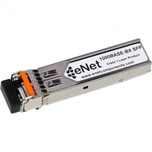 ENET GLC-BX-D-ENC 1000BASE-BX10 SFP module for single-strand SMF, 1490-nm TX/1310-nm RX wavelength