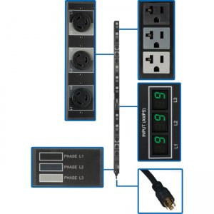 Tripp Lite PDU3MV6L2120B 3-Phase Metered PDU