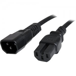 StarTech.com PXTC14C156 6 ft 14 AWG Computer Power Cord - IEC C14 to IEC C15