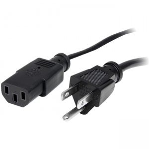 StarTech.com PXT101143 3 ft 14AWG Computer Power Cord - NEMA5-15P to C13