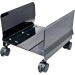 SYBA Multimedia SY-ACC65063 All Metal, Heavy Duty CPU Stand/Roller, Tall Walls, Castors, Black Color