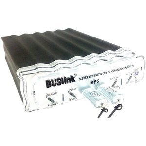 Buslink CSX-2T-U3KKB CipherShield Dual Key USB 3.0 512-bit Encrypted External Hard Drive